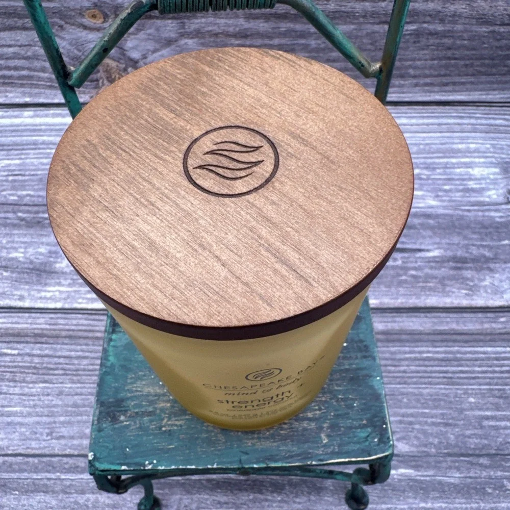 3.7oz Small Jar Candle Strength & Energy - Mind And Body By Chesapeake Bay Candl
